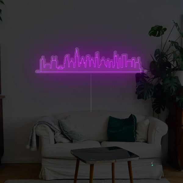 Skyline Neon Sign