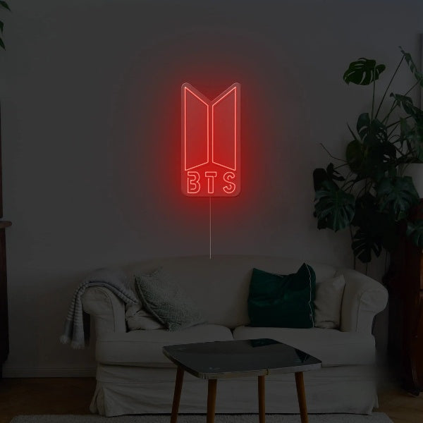 BTS Neon Sign