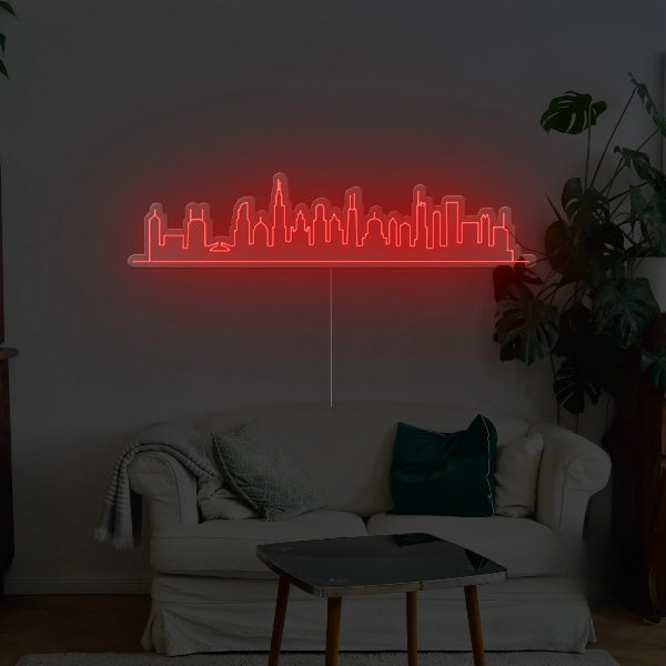 Skyline Neon Sign