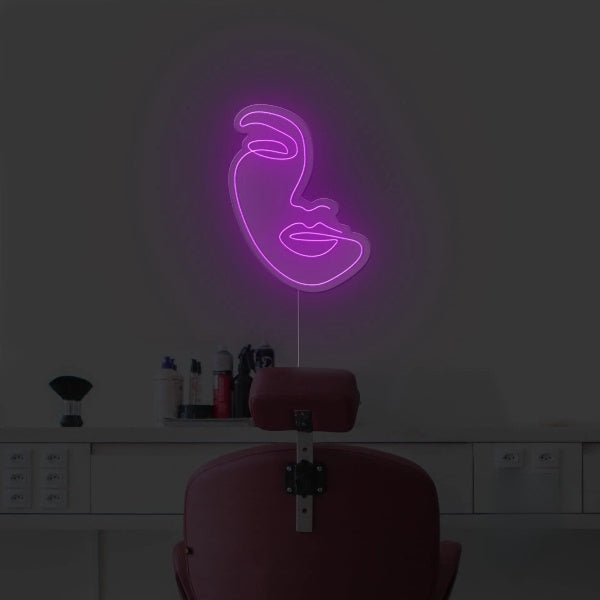 Face Neon Sign