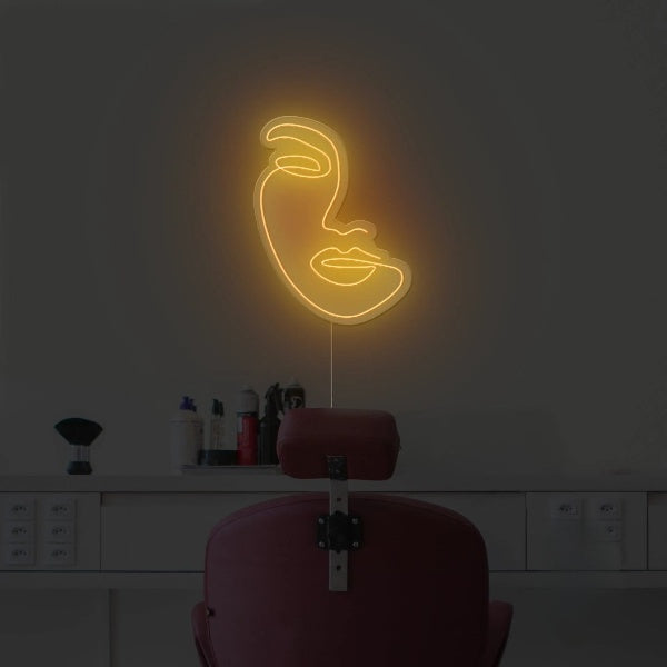 Face Neon Sign
