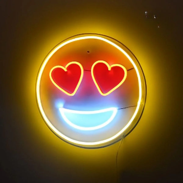Emoji Neon Light Sign