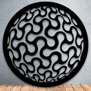 Abstract Circular Acrylic Wall Art – Modern Geometric  Decor -  Customization Available