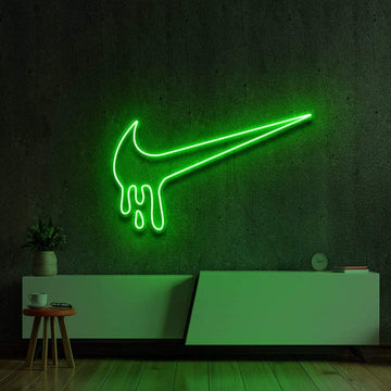 Dripping Nike Neon Sign