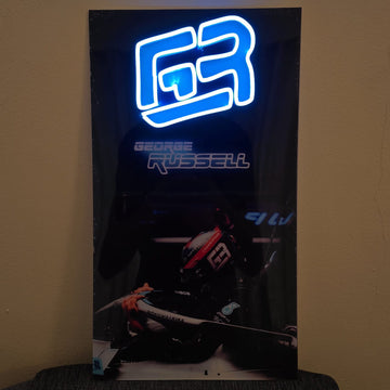 F1 George Russell #63 Neon Sign – UV Printed LED Wall Art